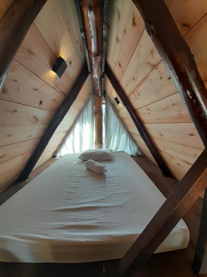 Chale A-Frame Da Fazenda Vila Bom Jardim da Serra Exterior foto