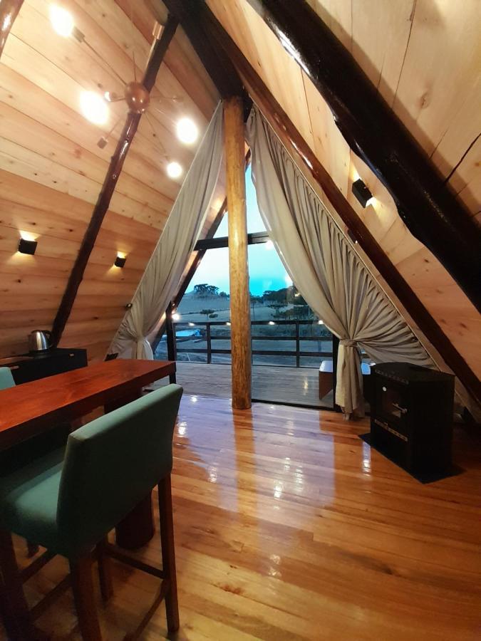 Chale A-Frame Da Fazenda Vila Bom Jardim da Serra Exterior foto