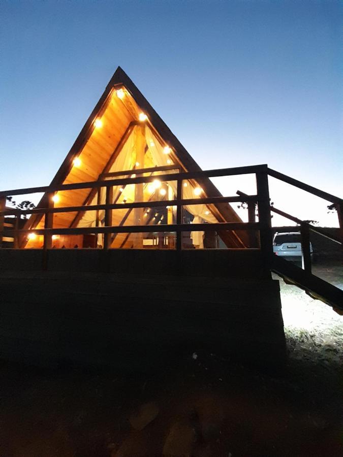 Chale A-Frame Da Fazenda Vila Bom Jardim da Serra Exterior foto
